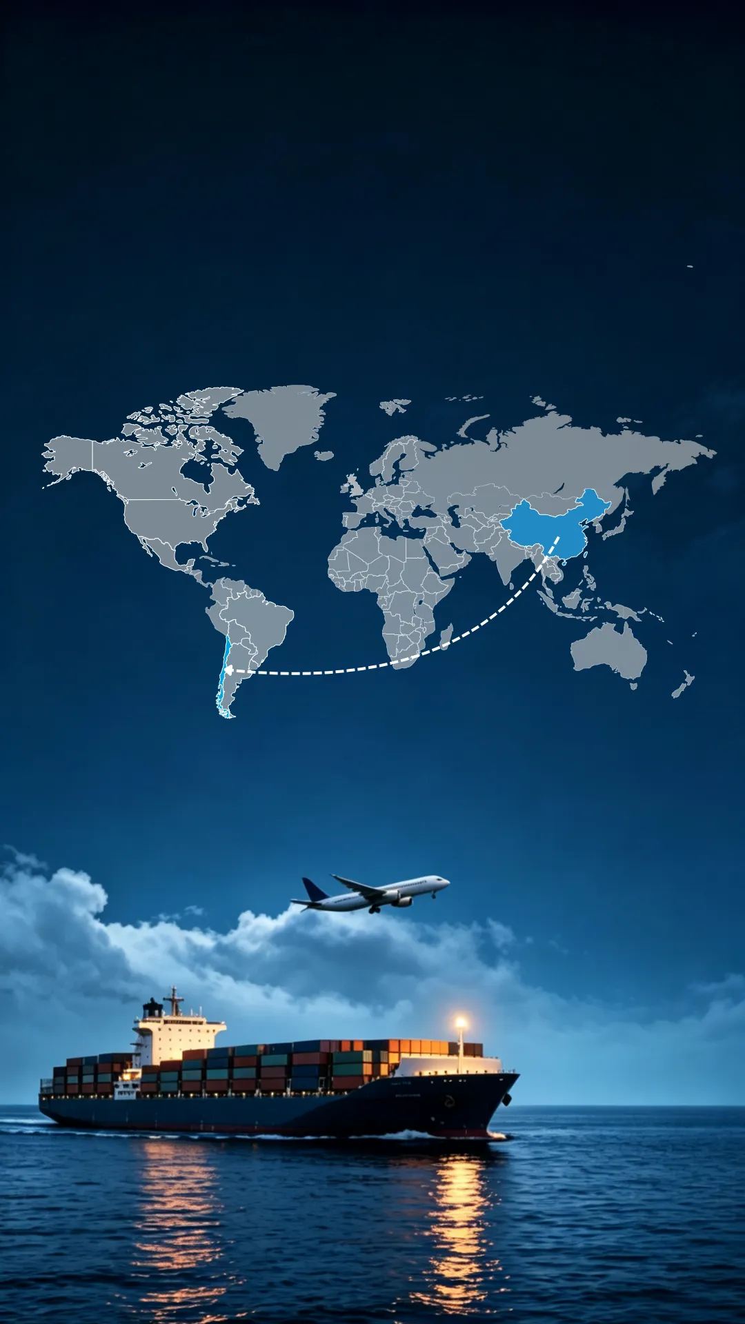 Shipping from China to Chile