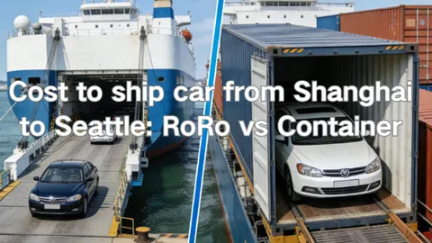Cost to ship car from Shanghai to Seattle: RoRo vs Container