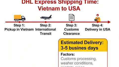 DHL Express Shipping time from Vietnam to USA